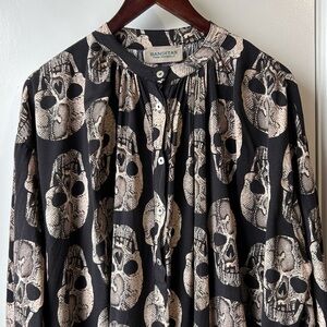 Banditas From Marseille Large Skull Blouse